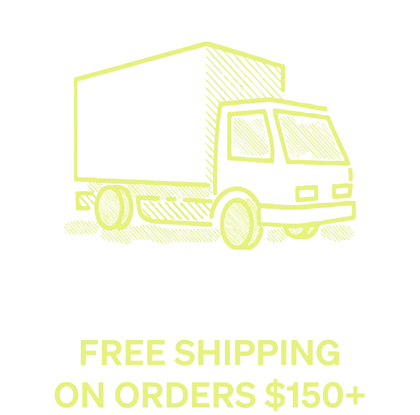 Free shipping on orders $150+