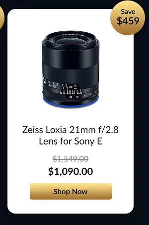 Zeiss Loxia 21mm f/2.8 Lens for Sony E