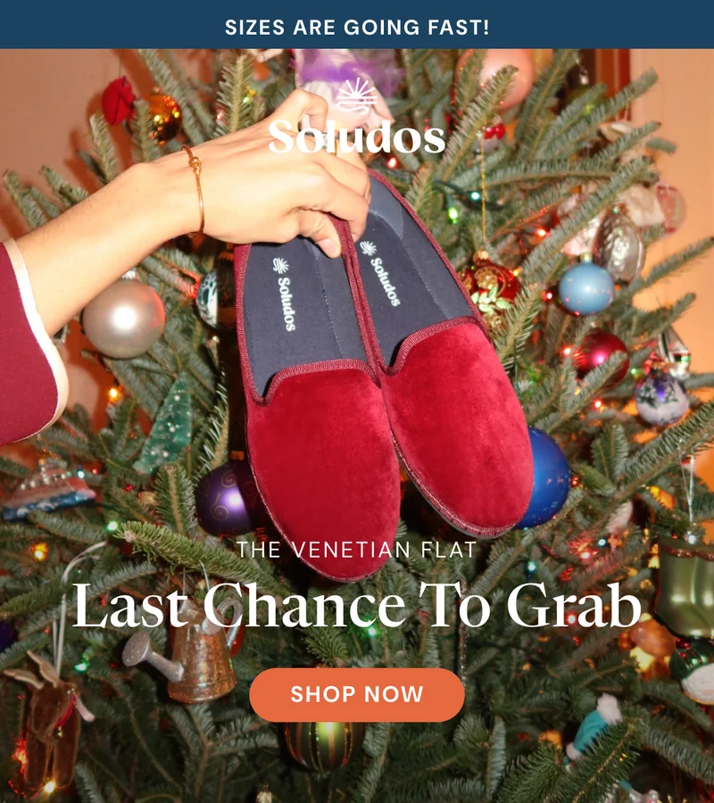 sizes are going fast! the Venetian Flat: Last Chance To Grab