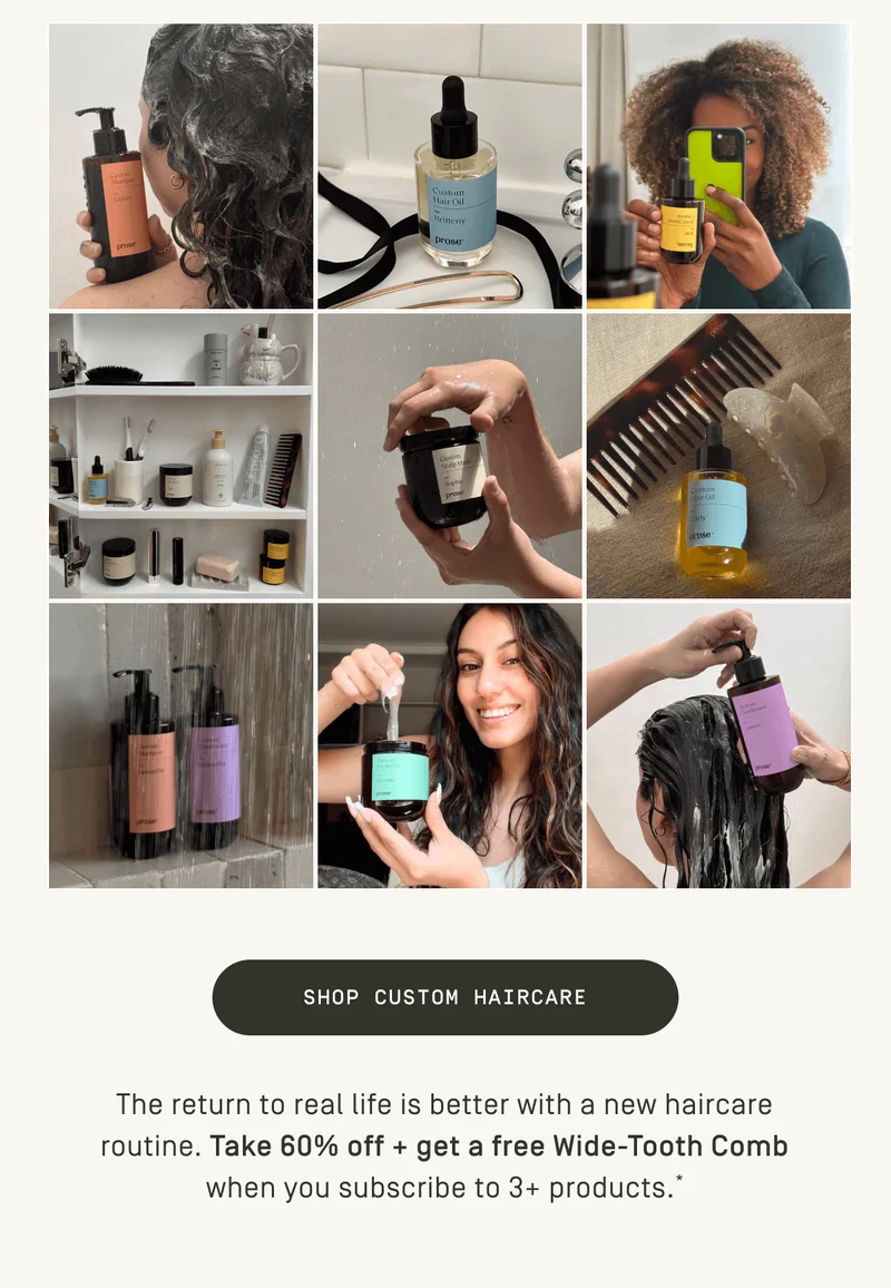 Shop Custom Haircare