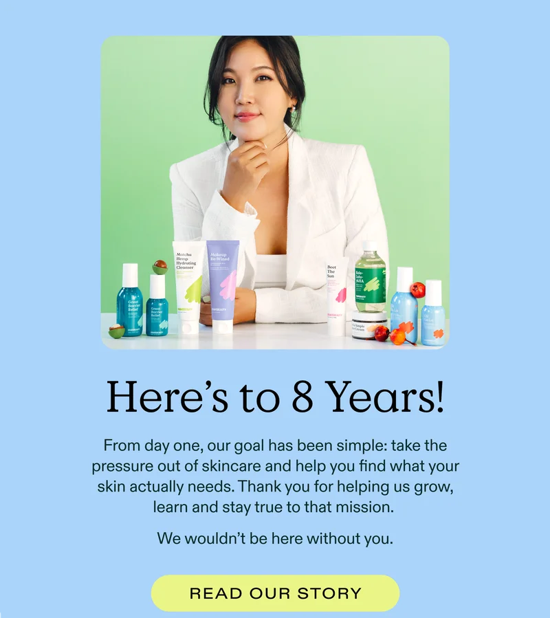 Here's to 8 years!