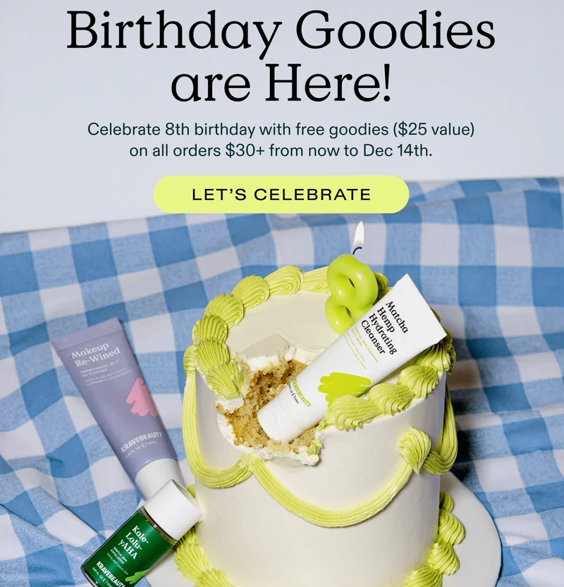 Birthday goodies are here!