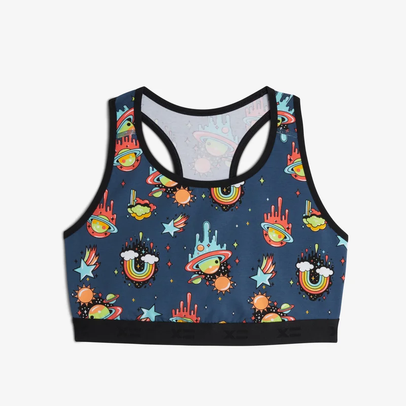 Image of Racerback Soft Bra - Happy Space