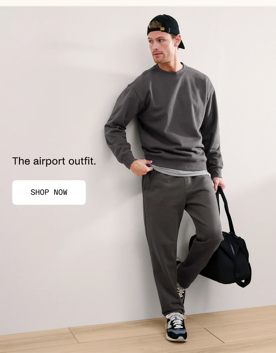 LuxeFleece Men's Crewneck Pullover