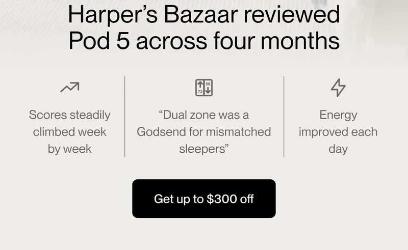 Harper’s Bazaar reviewed  Pod 5 across four months
