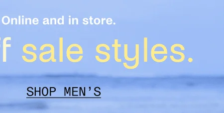 Shop Men's Sale Styles