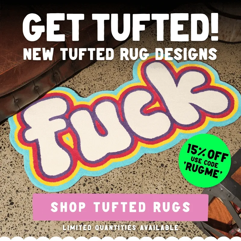 New tufted rug designs
