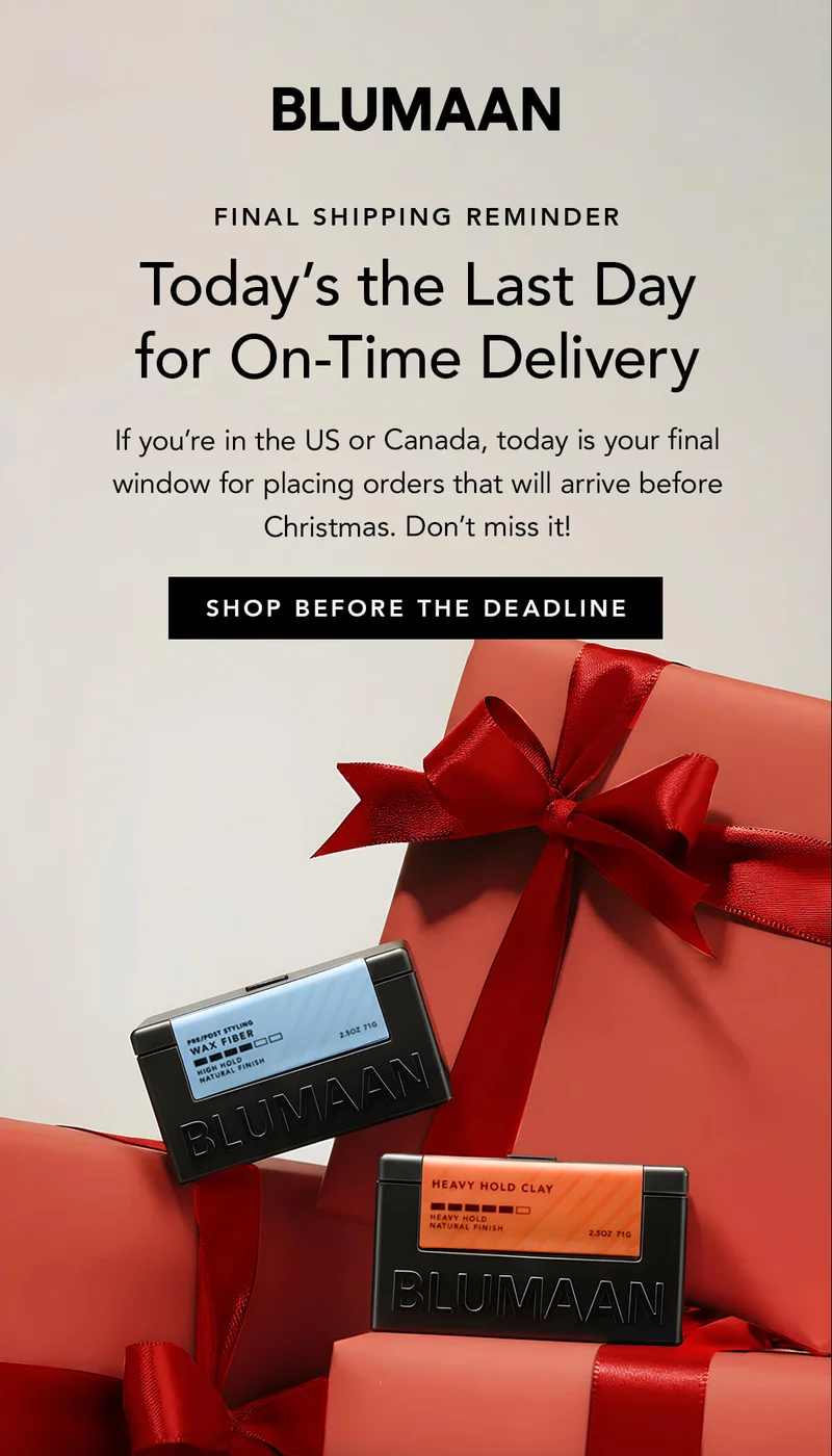 Today's the Last Day for On-Time Delivery (US and Canada)