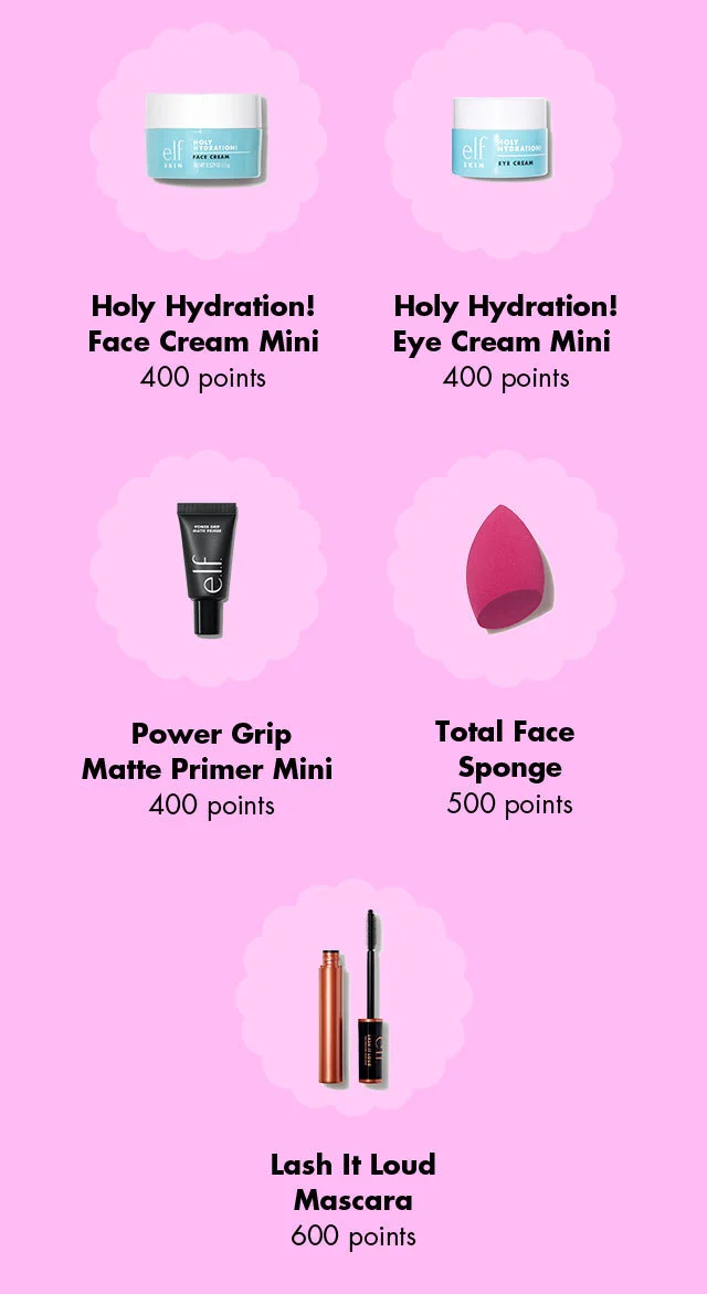 Redeem your points for a FREE product