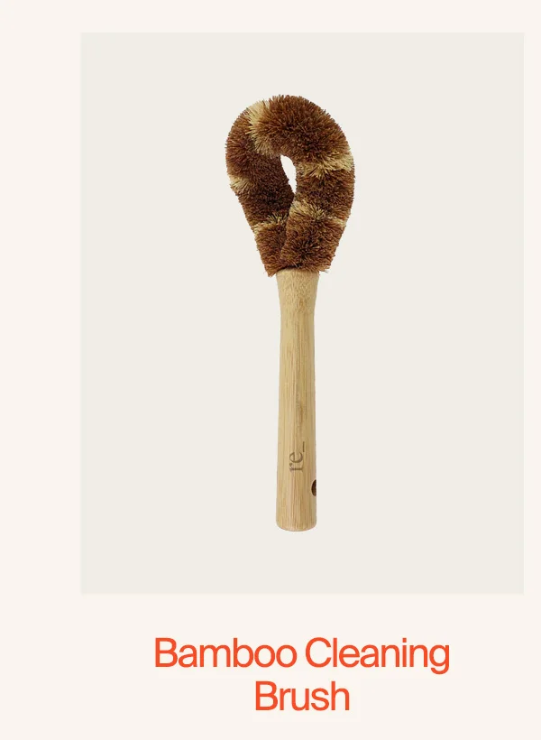 Bamboo cleaning brush