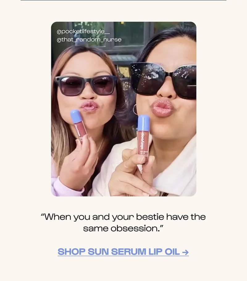 Shop Sun Serum Lip Oil