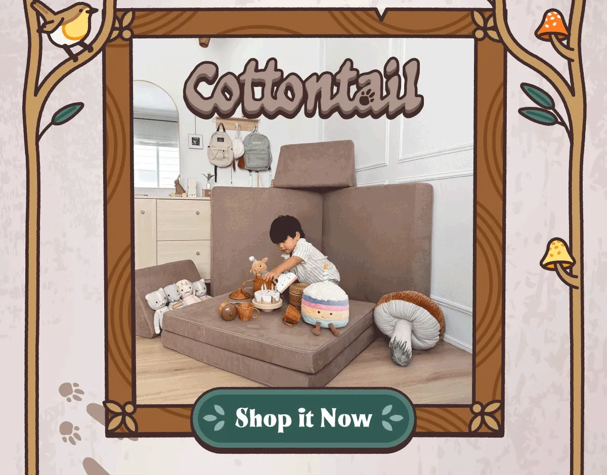 A rotating gif of Kodiak and Cottontail. Shop it Now!