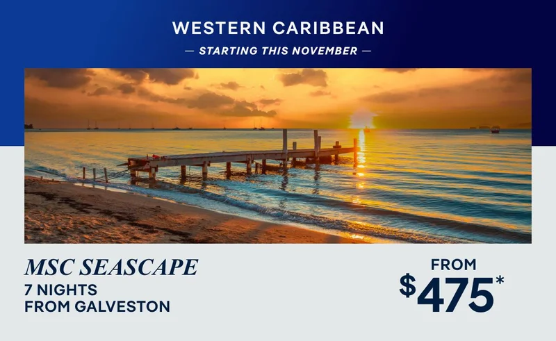 Western Caribbean – 7+ Nights – Click to View Cruises & Book Now