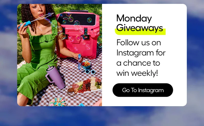 Monday Giveaways. Follow us on Instagram for a chance to win weekly! - Go To Instagram