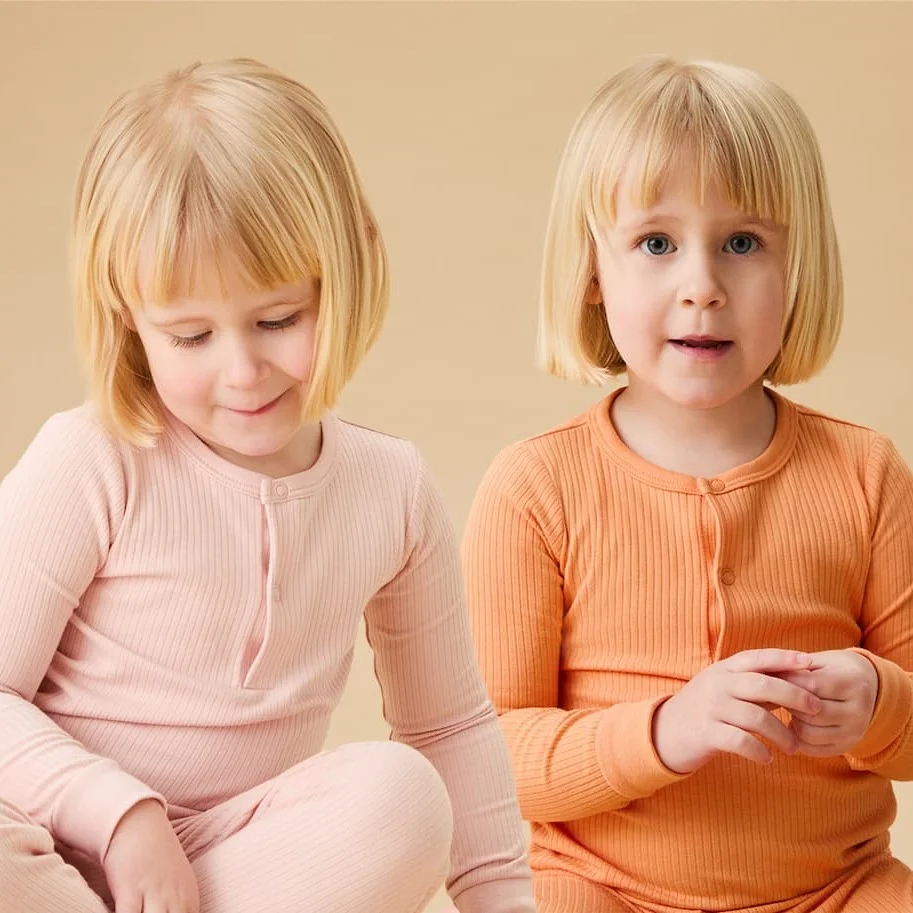 Ribbed Pajama Set 2 Pack