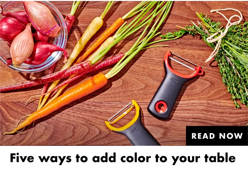 Five ways to add color to your table | Read Now