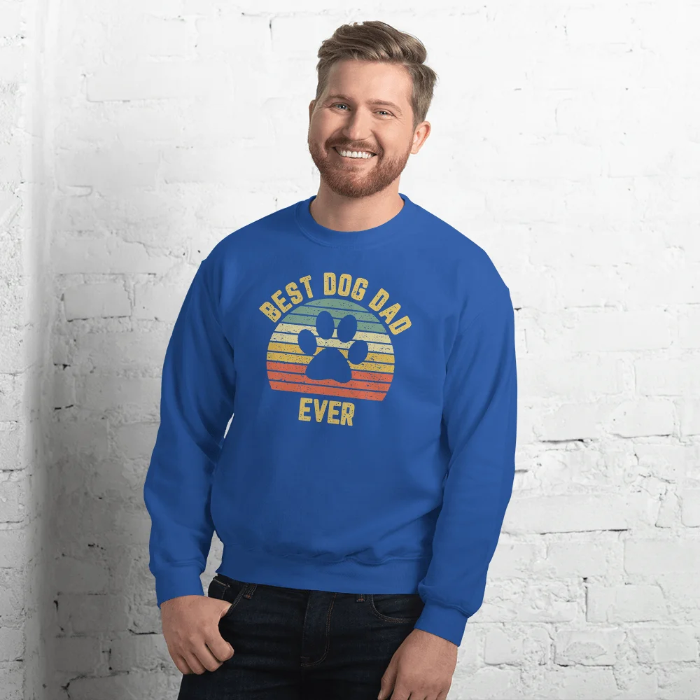 Image of Best Dog Dad Sweatshirt