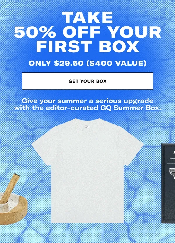 Take 50% off your first box | only $29.50 ($400 value)