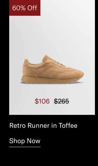 Retro Runner in Toffee. Shop Now