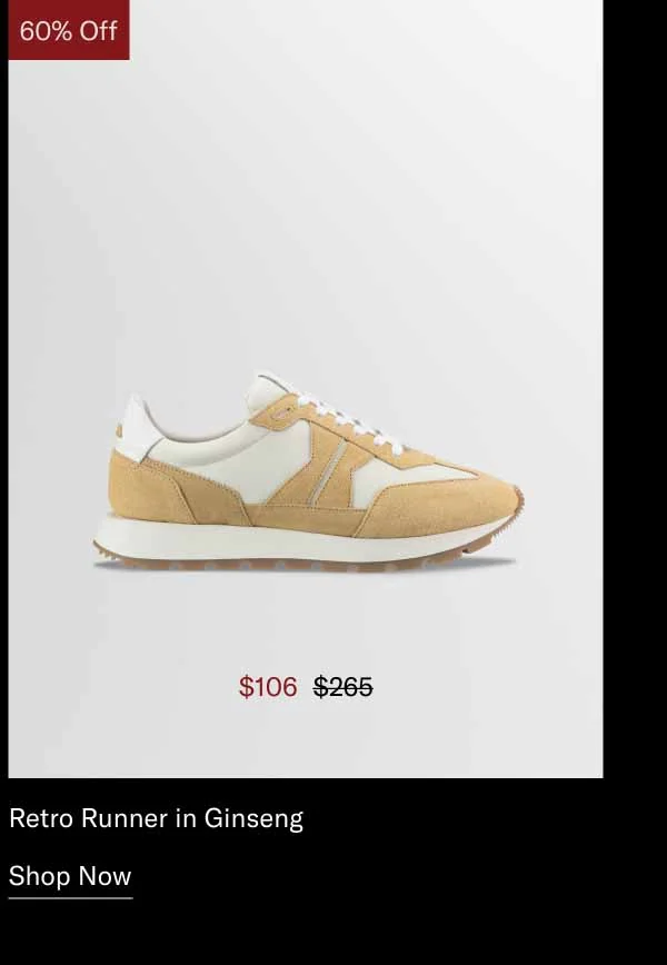Retro Runner in Ginseng. Shop Now