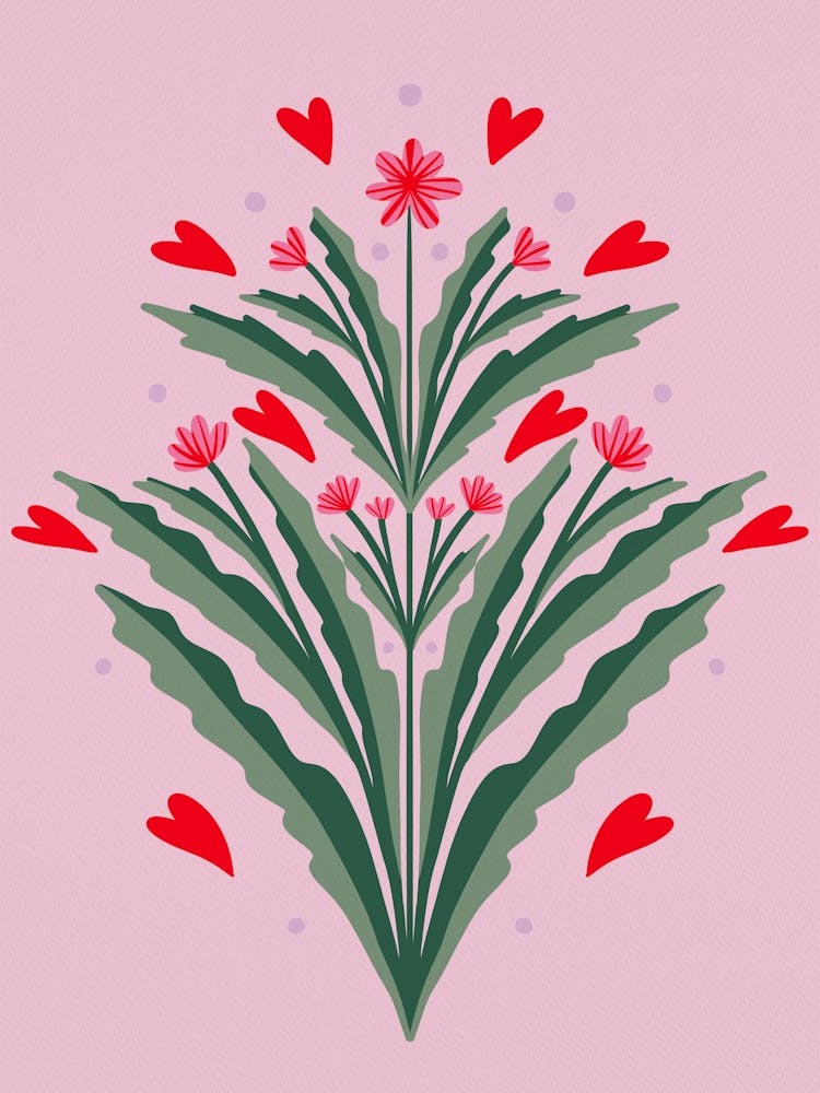 Image of Hearts And Flowers