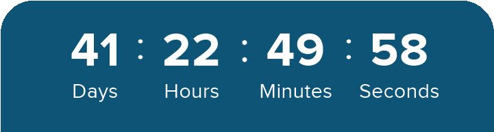 A countdown timer counting down until 11am ET on April 17th.