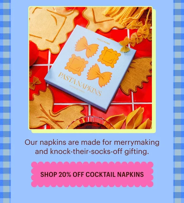 Shop 20% Off Cocktail Napkins