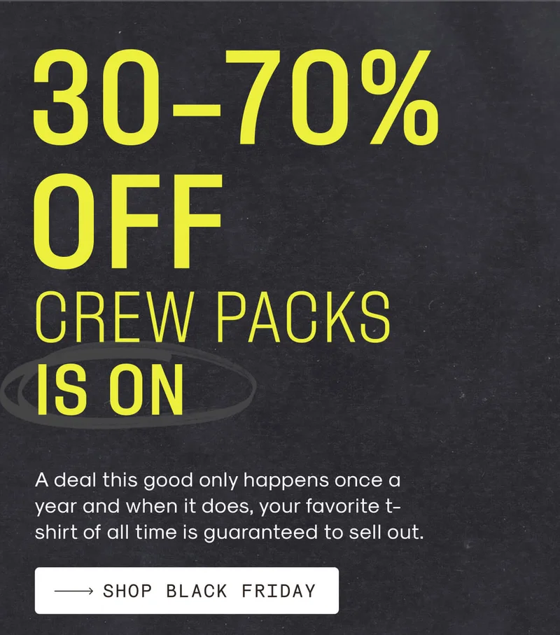 black friday sale