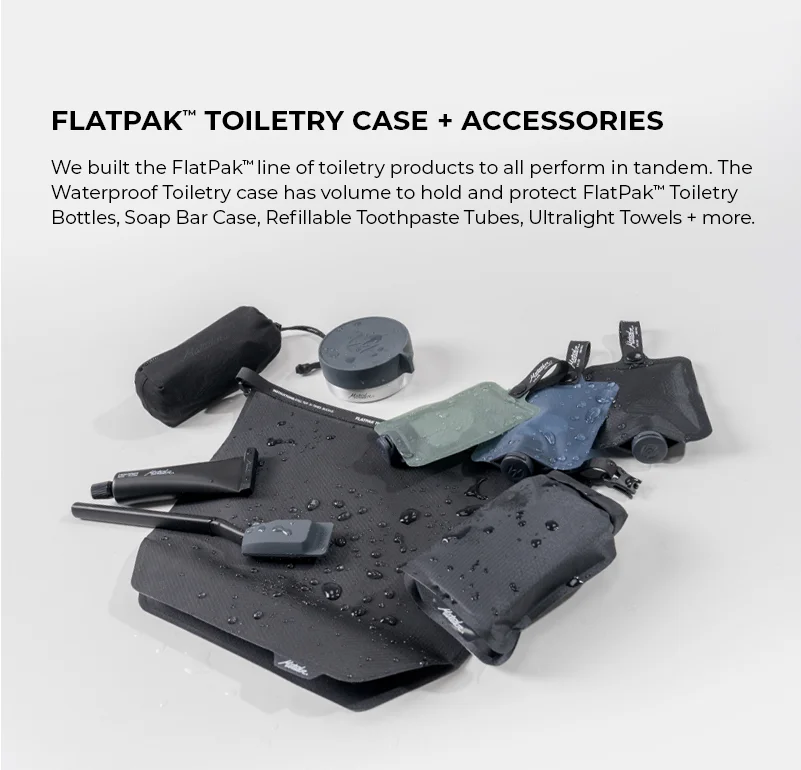 Flatpak Toiletry Case + Accessories
