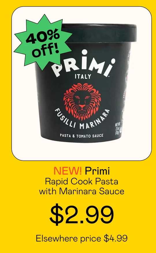 Rapid Cook Pasta with Marinara Sauce