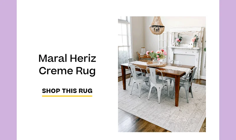 Maral Heriz Creme Rug