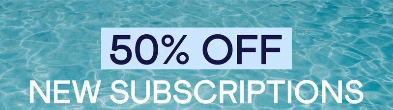 Background image of pool water texture. 50% off new subcriptions