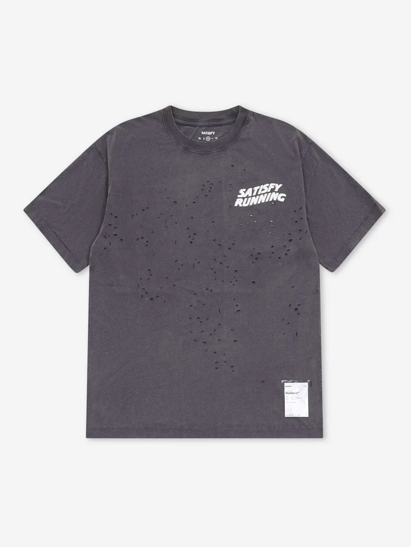 Image of Satisfy MothTech T-Shirt - Aged Black