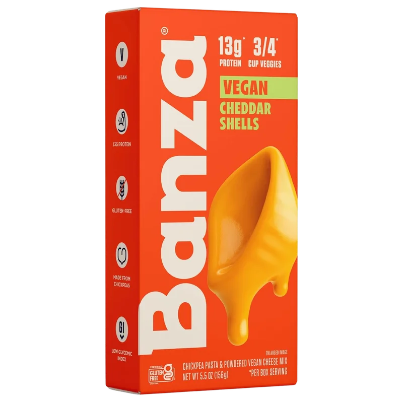 Image of Banza Cheddar Shells Mac & Cheese
