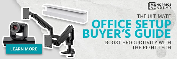 The Ultimate Office Setup Buyer's Guide: Boost Productivity With The Right Tech. Learn More.