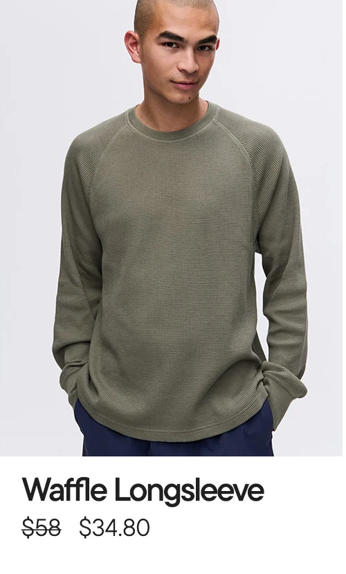 Waffle Longsleeve $34.80