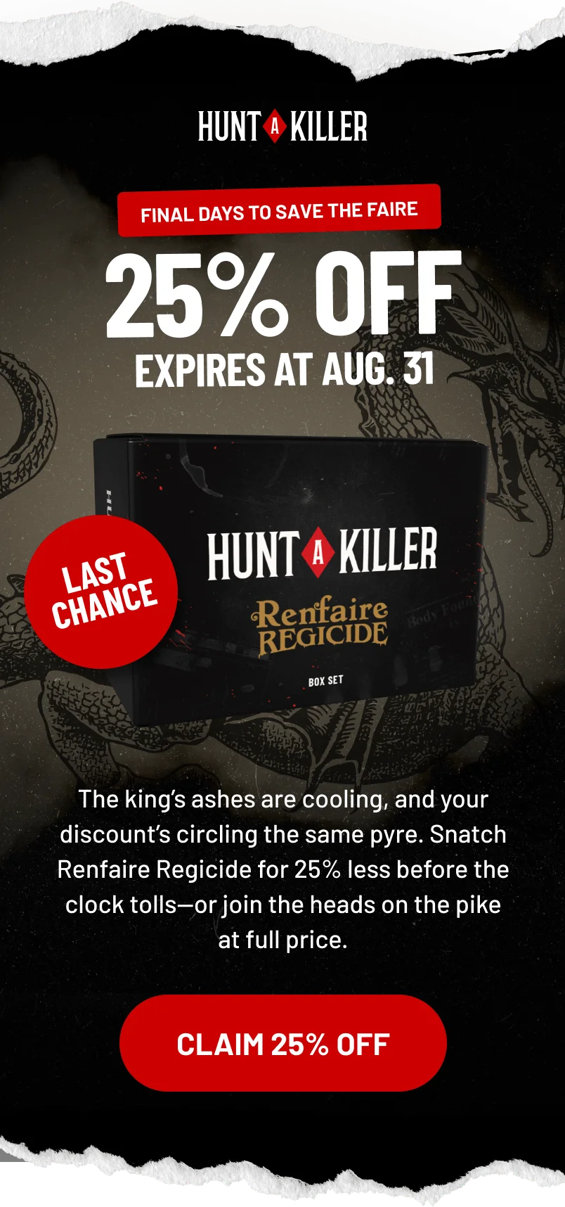 25% Off Expires at Aug. 31 | Claim 25% Off