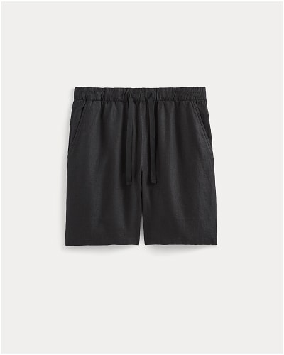 [Image]The Linen Easy Short | Black