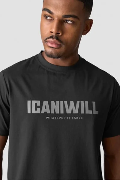 Image of Everyday Cotton T-shirt Print Men Black