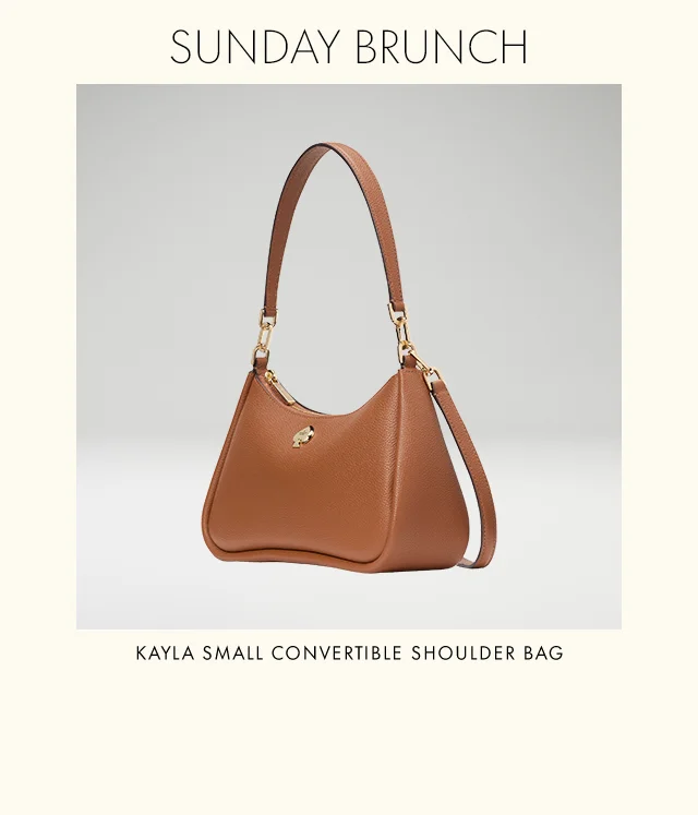 KAYLA SMALL CONVERTIBLE SHOULDER BAG
