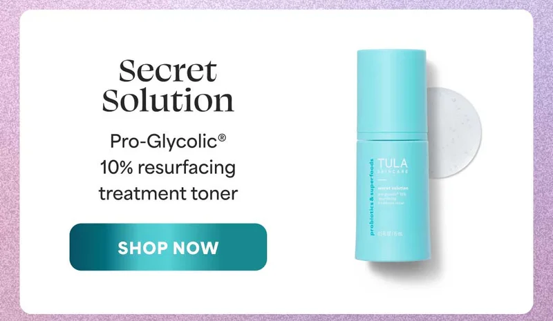 Secret Solution Pro-Glycolic® 10% resurfacing treatment toner -- SHOP NOW