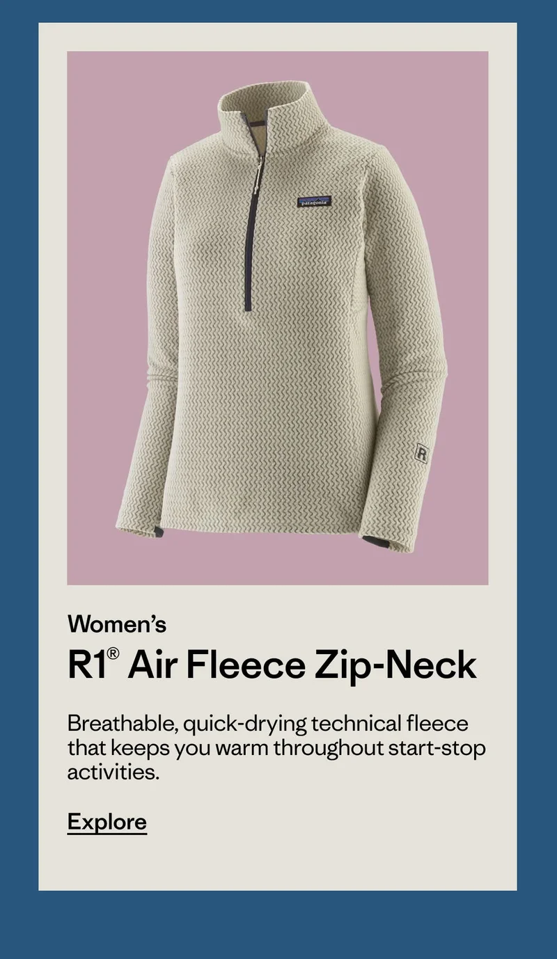 Women's R1 Air Fleece Zip-Neck