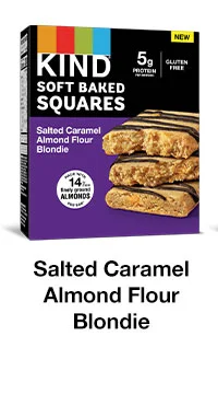 Salted Caramel Almond Flour Blondie