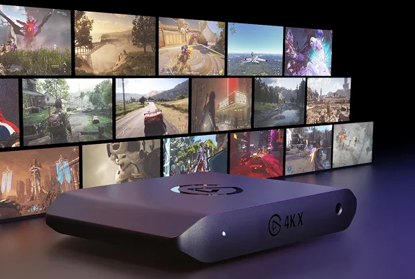 4K X device on table.