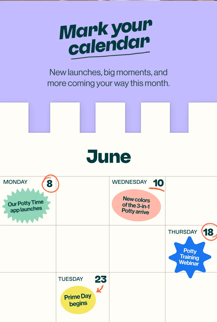Mark your calendar