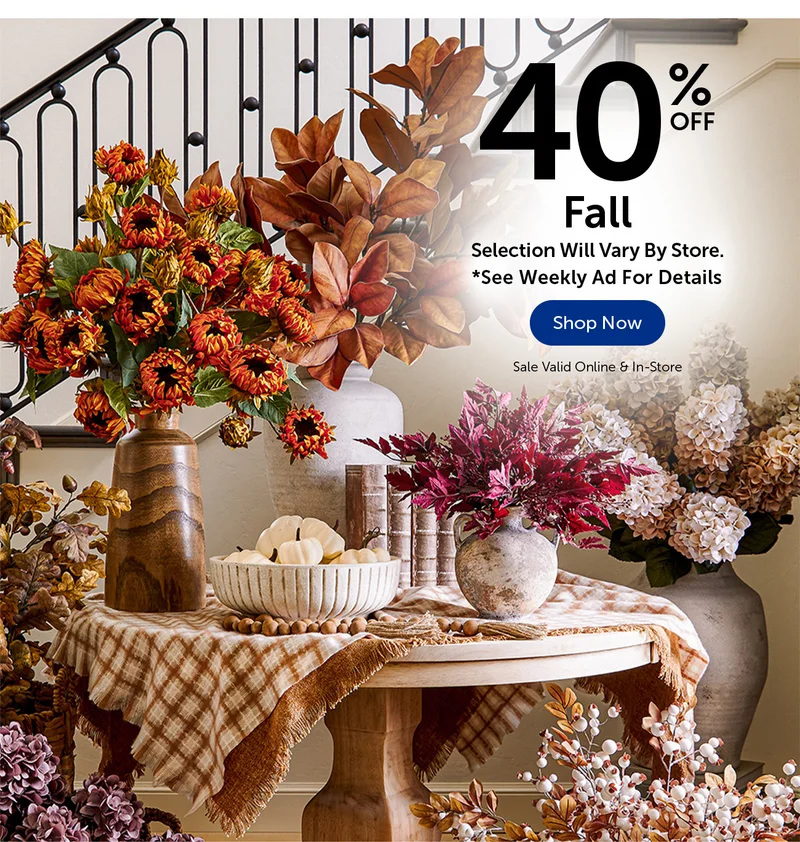 50% Off Items Labeled The Spring Shop® - Selection Will Vary By Store.