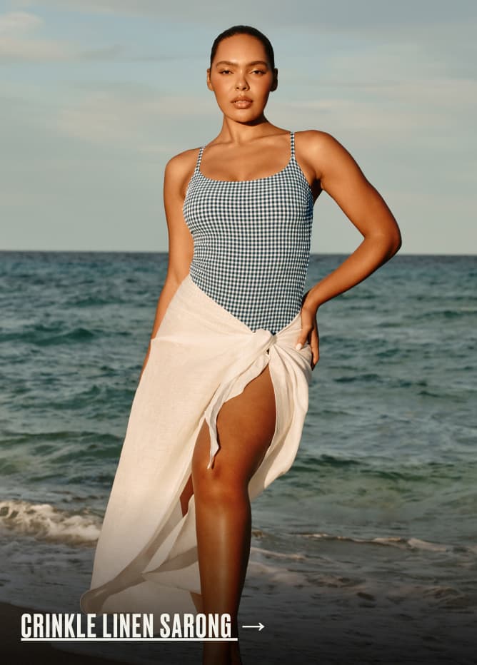 Crinkle Linen Sarong →