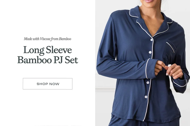 LONG SLEEVE BAMBOO PJ SET - SHOP NOW