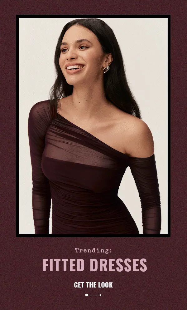 trending: fitted dresses, get the look
