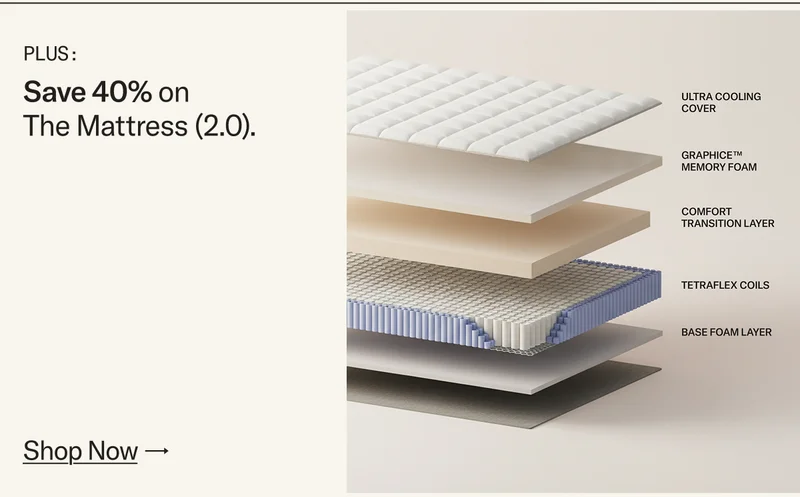 Save 40% on The Mattress (2.0)